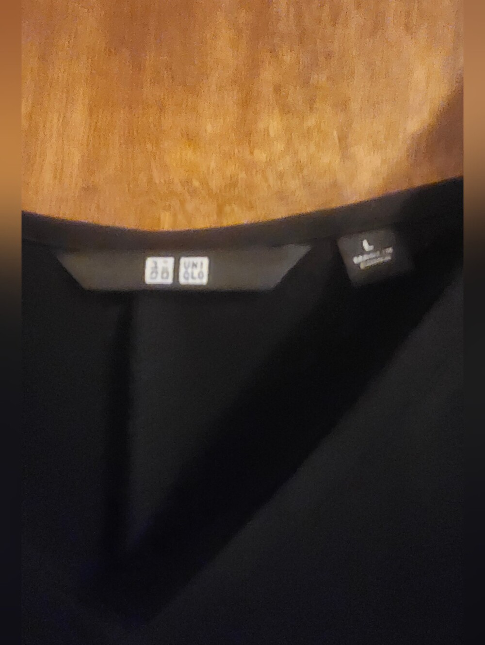 Uniqlo 90s style sleeveless black satin slip dress - Picture 3 of 4